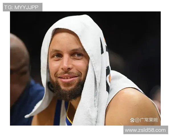 就是准！库里赛前热身时连中logo三分，轻松写意